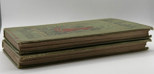 Alice’s Adventures in Wonderland; Through the Looking-Glass and What Alice Found There. Two Volumes. First People’s Editions, 1887