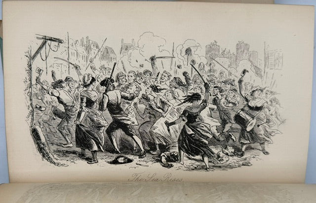A Tale of Two Cities. By Charles Dickens. Two Volumes Illustrated by "Phiz" 1875.