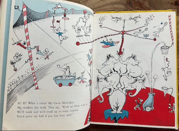 If I Ran the Circus. 1956 Random House Book Club Edition Hardcover