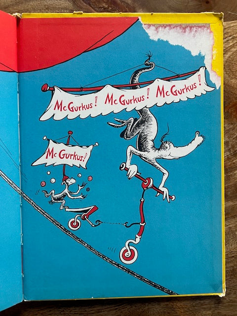 If I Ran the Circus. 1956 Random House Book Club Edition Hardcover