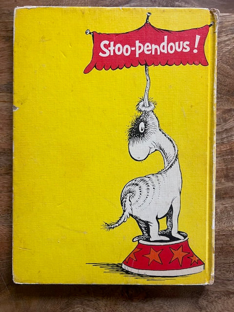 If I Ran the Circus. 1956 Random House Book Club Edition Hardcover