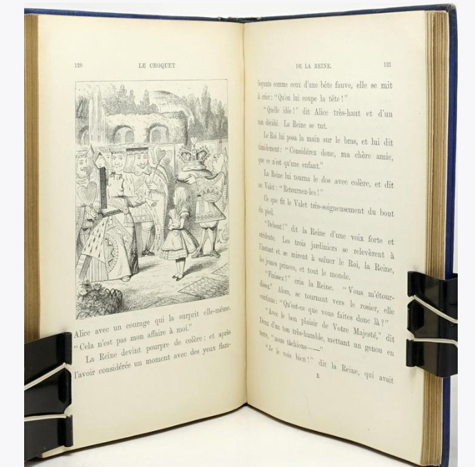 Aventures d’Alice au pays des Merveilles [Alice's Adventures in Wonderland]. First French Edition, 1869