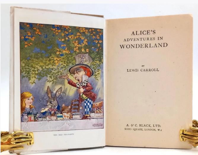 Alice’s Adventures in Wonderland. Illustrated by Charles Folkard, 1942 in Dust Jacket