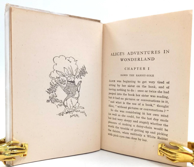Alice’s Adventures in Wonderland. Illustrated by Charles Folkard, 1942 in Dust Jacket