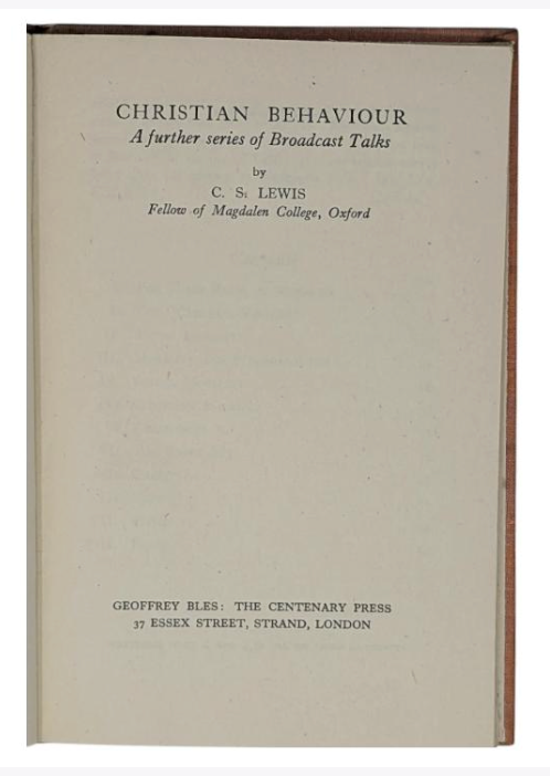 Apologetic and Intellectual Works. Ten-Volume Collection of First Editions