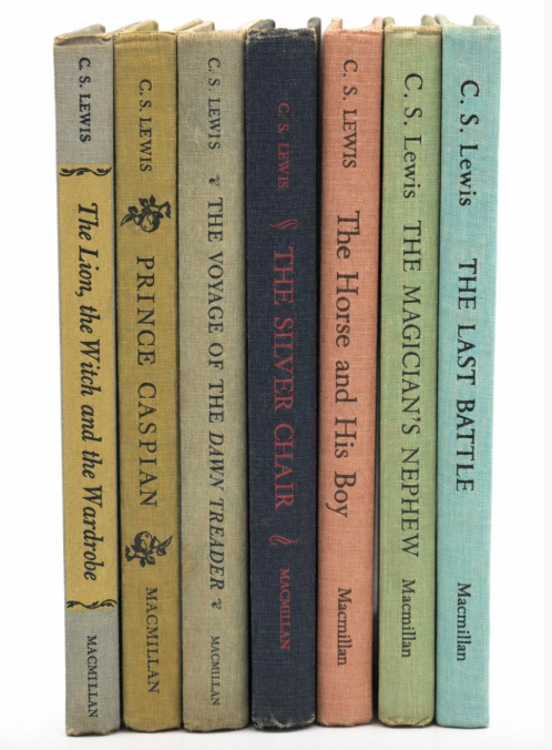 The Chronicles of Narnia. First American Editions, First Printings, in Original Dust Jackets