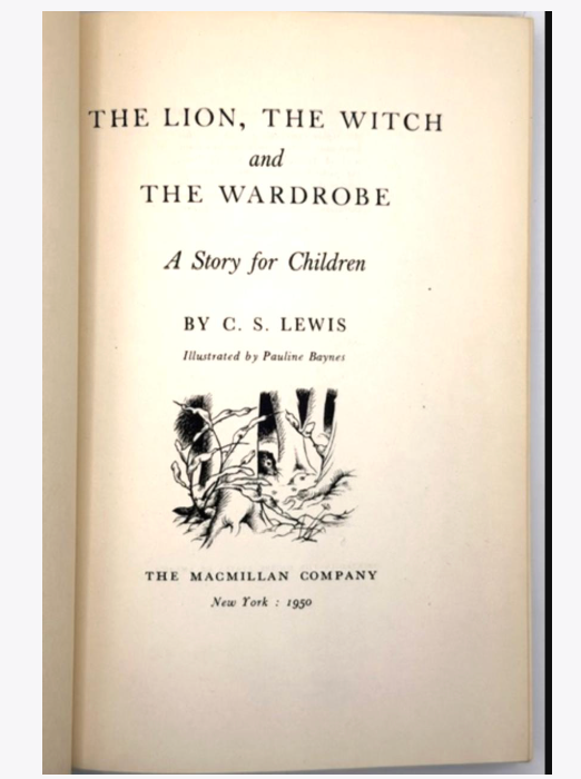 The Chronicles of Narnia. First American Editions, First Printings, in Original Dust Jackets