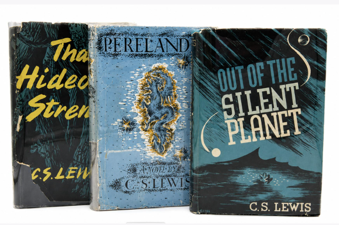 The Space Trilogy. British First Editions in Original Dust Jackets