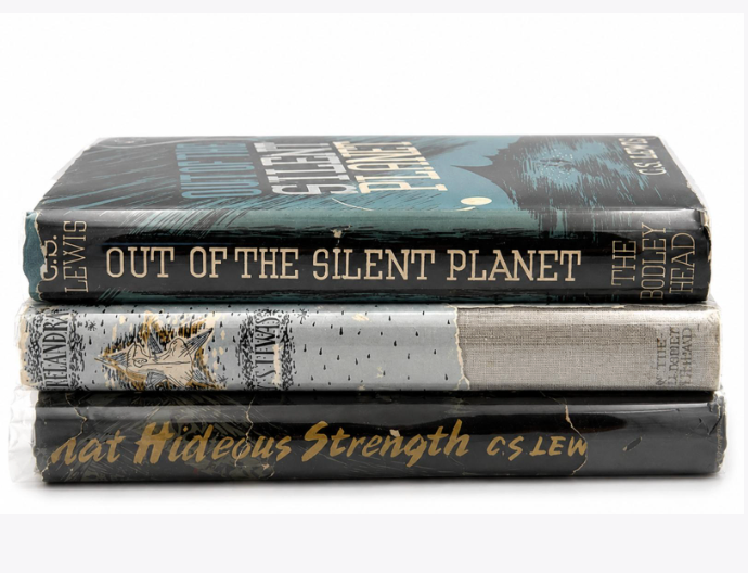 The Space Trilogy. British First Editions in Original Dust Jackets