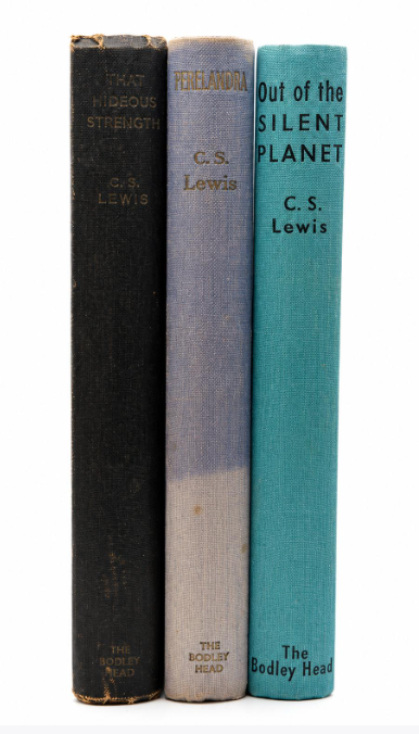 The Space Trilogy. British First Editions in Original Dust Jackets