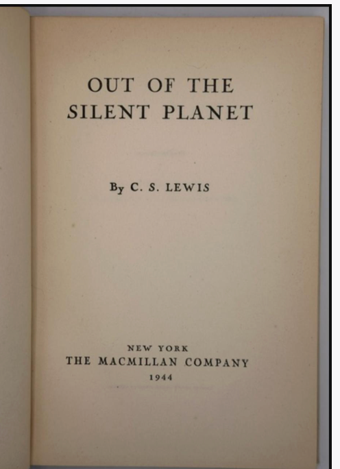 The Space Trilogy. First American Editions, First Printings, in Original Dust Jackets