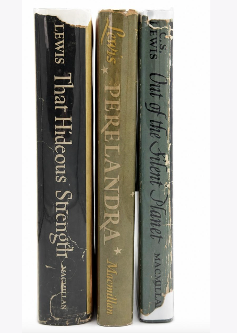The Space Trilogy. First American Editions, First Printings, in Original Dust Jackets